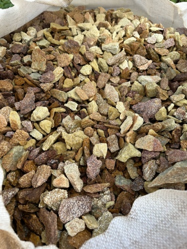 Златолит персиковый декоративная каменная крошка купить в Томской области