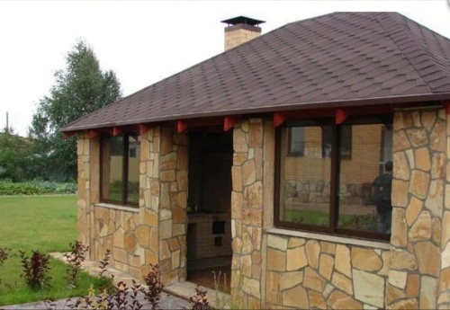 Плитняк златолит жёлтый для фасада 1,5-3 см купить в Томской области