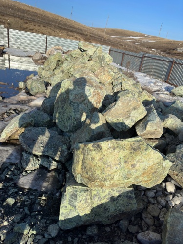 Камни для ландшафтного дизайна зелёные 10-60 килограмм купить в Томской области