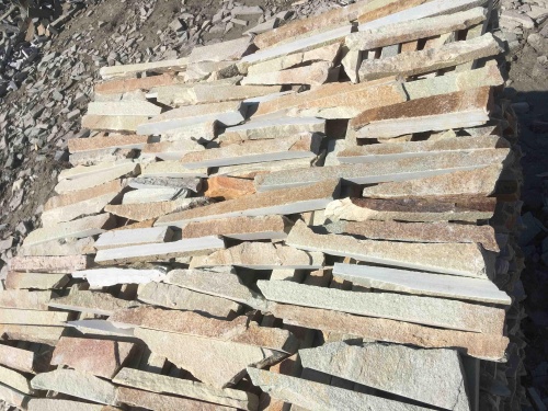 Горбушка златолит золотистый для облицовки купить в Томской области