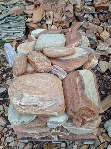 Златолит жёлтый, жёлто-зелёный глыбки и валуны для ланшафтного дизайна купить в Томской области