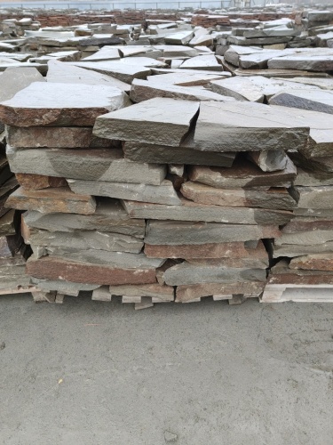 Плитняк песчаник серо-зелёный для мощения 60-65 мм купить в Томской области